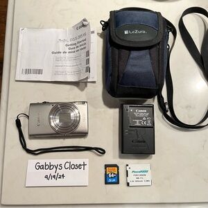 Canon Powershot ELPH 360 HS Digital Camera - Silver